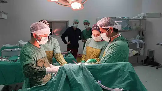 2 kilogramı aşan dev tümör başarıyla çıkarıldı