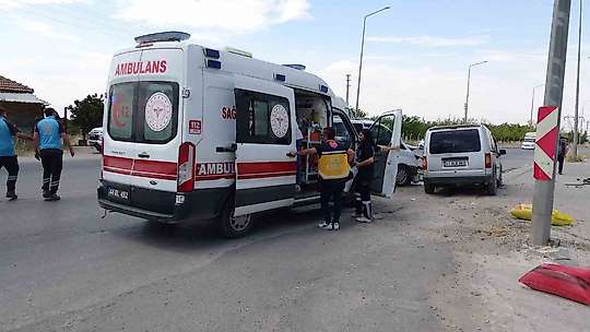 8 kişinin yaralandığı kazanın görüntüleri ortaya çıktı