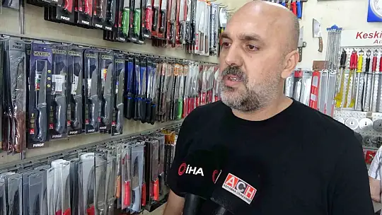 Adıyaman'da bileyicilerde Kurban Bayramı yoğunluğu