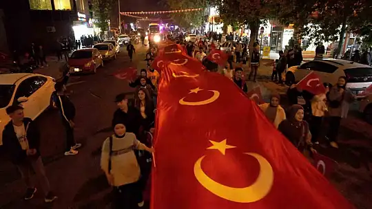 Adıyaman'da Cumhuriyet'in 101. yılı coşkusu