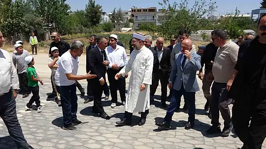 Adıyaman'da deprem sonrası yapılan cami ve Kur'an kurslarının toplu açılışı yapıldı