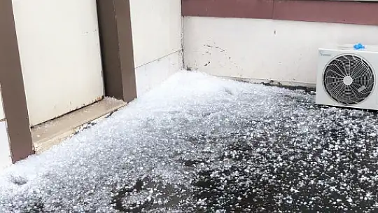 Adıyaman'da dolu yağışı etkili oldu