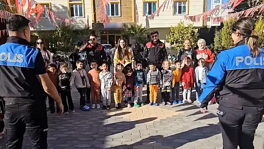 Adıyaman'da minik öğrencilere polislik mesleği tanıtıldı