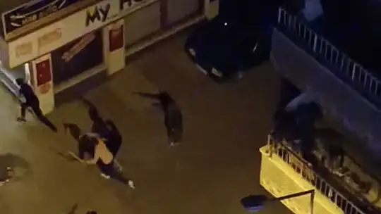 Adıyaman'da taşlı sopalı kavga kamerada: 10 yaralı
