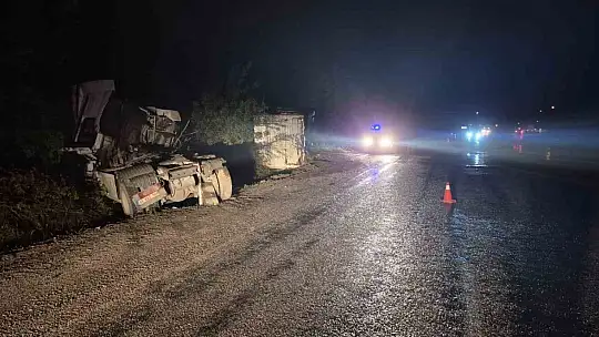 Adıyaman-Malatya karayolunda tek taraflı trafik kazası: 1 yaralı
