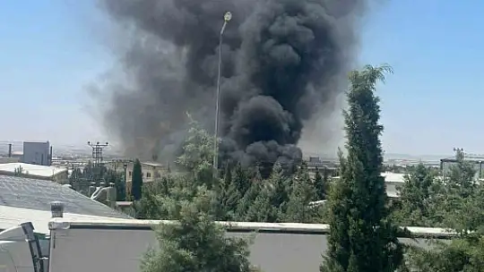 Adıyaman Organize Sanayi Bölgesi'nde fabrika yangını