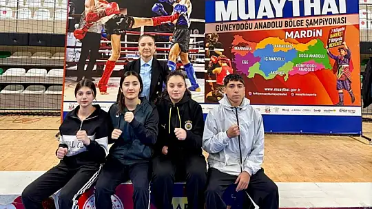 Adıyamanlı Muaythai sporcularından bölge şampiyonasında büyük başarı