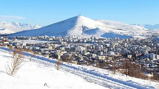 Afşin'de kar sonrası manzara hayran bıraktı