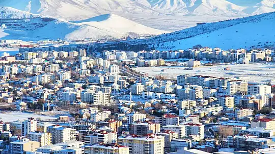 Afşin'de kar sonrası manzara hayran bıraktı
