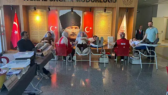 Ağrı'da 15 Temmuz'da kan bağışı kampanyası düzenlendi