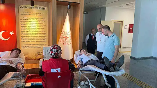 Ağrı'da 15 Temmuz'da kan bağışı kampanyası düzenlendi