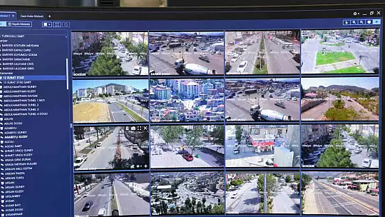 AKOM şehirde 320 kamerayla 24 saat görevde
