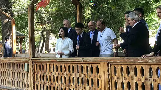 Altes Prensesi Akiko Mikasa, Balıklıgöl'ü ziyaret etti