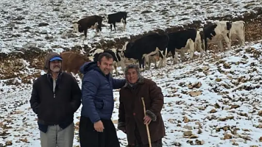 Aniden kar bastırınca yaylada mahsur kalan kadın kurtarıldı