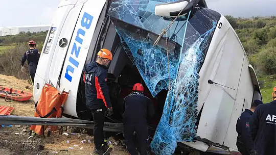 Antalya'da otobüs kazası: 8 ölü, 26 yaralı