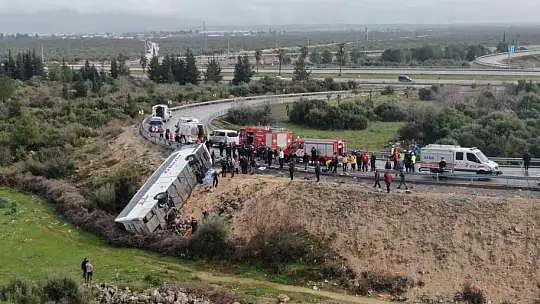 Antalya'da otobüs kazası: 8 ölü, 26 yaralı