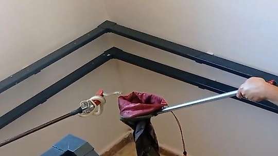 Apartmana giren yılan paniğe neden oldu