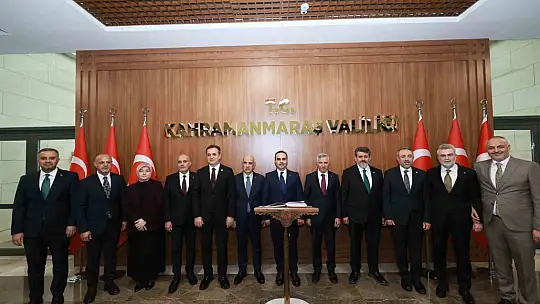 Bakan Kacır, Kahramanmaraş'ta SOGEP projelerinin imza törenine katıldı