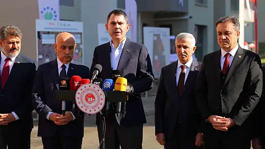 Bakan Kurum: son tuğalamızı koyuyor son çivileri çalıyoruz