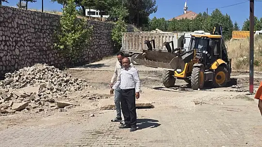 Başkan Coşkun, yeni sanayi sitesindeki tadilat çalışmalarını yerinde inceledi