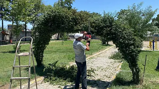 Başkan Hallaç: ''Parklarımızda temizlik ve bakım çalışmaları aralıksız devam ediyor'