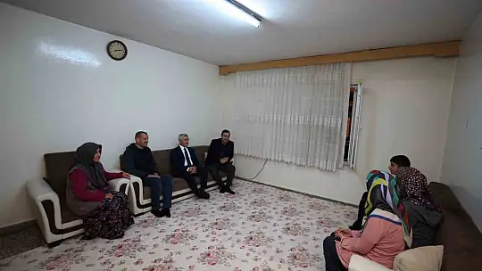 Başkan Tahmazoğlu'ndan aile ve esnaf ziyaretleri