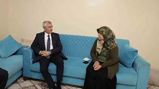 Başkan Tahmazoğlu'ndan aile ve esnaf ziyaretleri