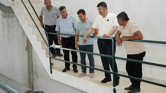 Başkan Tutdere Örenli TOKİ'deki su sorununu yerinde inceledi