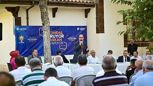Başkanlar Malatya'nın geleceğini Özalper'de vatandaşlarla paylaştı