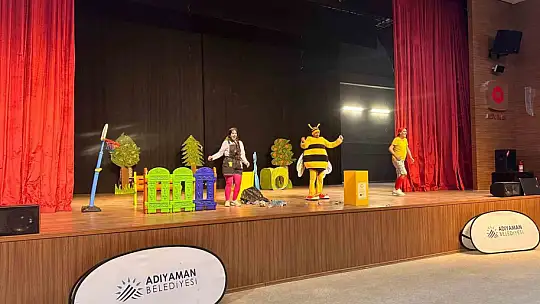 Adıyaman Belediyesi'nden çocuklara çevre dostu tiyatro