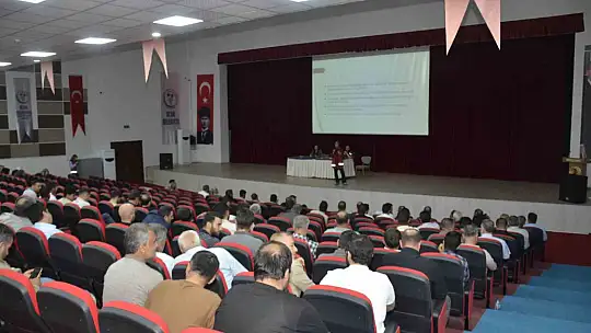 Besni'de 'Sanal kumar bağımlılığı ile mücadele' eğitimi gerçekleştirildi