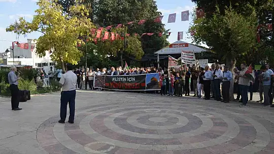 Besni'de Filistin'e destek yürüyüşü düzenlendi