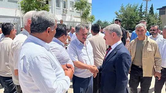 Besni halkından Kaymakam Partal'a vefa dolu uğurlama