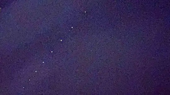 Besni semalarında starlink uyduları görüntülendi