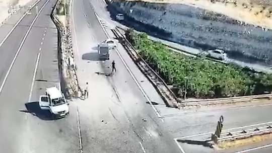 Birecik'te 3 kişinin öldüğü kazanın görüntüleri ortaya çıktı