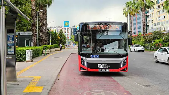 Büyükşehir'in toplu ulaşım araçları 15 Temmuz'da ücretsiz