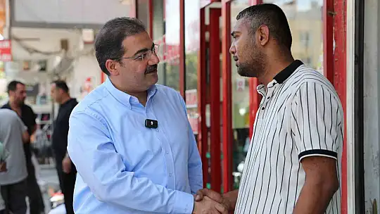 Canpolat, Devteyşti Mahallesi'nde vatandaşla buluştu