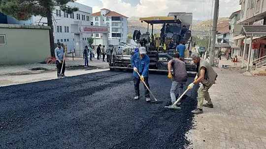 Devlet hastanesinin yolu asfaltlandı