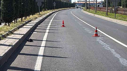 Aracın çarptığı yaya ağır yaralandı