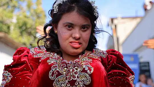 Down sendromlu Melek'in gelinlik hayali gerçek oldu