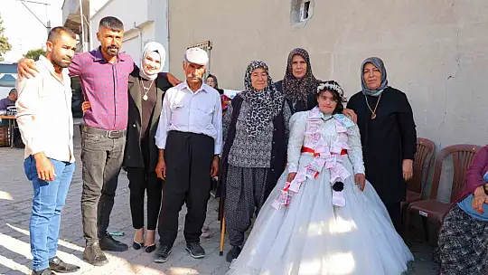 Down sendromlu Melek'in gelinlik hayali gerçek oldu