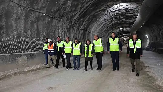 Dülük-OSB Tüneli'nin dörtte biri tamamlandı