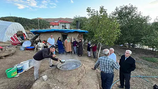 Ekinözü'nde bağ bozumu sonrası pekmez telaşı