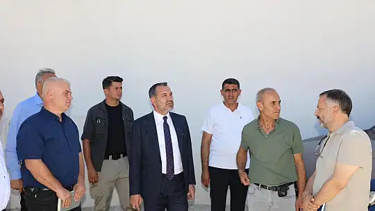 Elazığ Belediye Başkanı Şerifoğulları, incelemelerini sürdürüyor