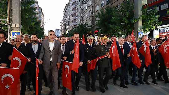 Elazığ'da 15 Temmuz Demokrasi ve Milli Birlik Günü programı
