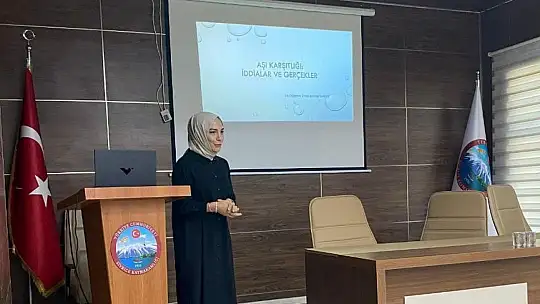 Elazığ'da 'Aşı Karşıtlığı' konulu konferans