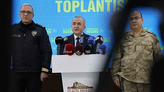 Elazığ'da 2025 güvenlik bilançosu: Suç oranları düştü, 41 milyon TL ceza uygulandı