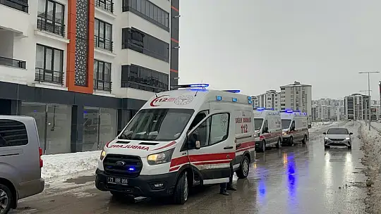 Elazığ'da sitede doğal gaz zehirlenmesi: 1'i çocuk 6 kişi hastaneye kaldırıldı