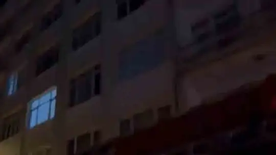 Elazığ'da teras katında yangın