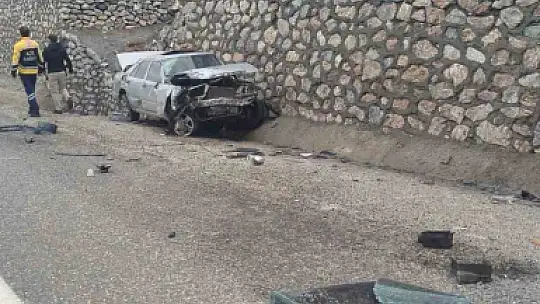 Elazığ'da trafik kazası: 1 ölü